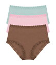 【送料無料】 ナトリ レディース パンツ アンダーウェア Bliss Full Brief 3-Pack Nutmeg/Perfect Pink/Meadow