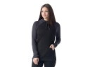 【送料無料】 スマートウール レディース パーカー・スウェット アウター Thermal Merino Drape Neck Hoodie Black-Char...