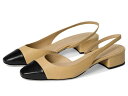 【送料無料】 ヴェロニカ ベアード レディース ヒール シューズ Cecile Sling Wheat Beige/Black Leather