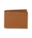 【送料無料】 ジョンストンアンドマーフィー メンズ 財布 アクセサリー Kingston Woven Billfold Brown(4)