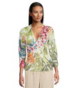 【送料無料】 トッミーバハマ レディース パーカー・スウェット アウター Verde Blooms Addison Cardigan White
