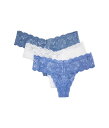 【送料無料】 コサベラ レディース パンツ アンダーウェア Never Say Never 3 Pack Lowrider Thong White Luzern...