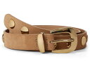 【送料無料】 メイドウェル レディース ベルト アクセサリー Clean Western Belt : Suede Dome Studs Cumin