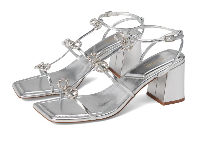 �A���h ���f�B�[�X �V���[�Y �q�[�� ALDO Kaeli Silver �V���o�[