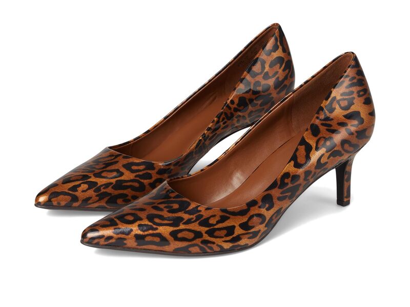 ナチュライザー レディース シューズ スリッポン・ローファー Naturalizer Everly Leopard Print Faux ..