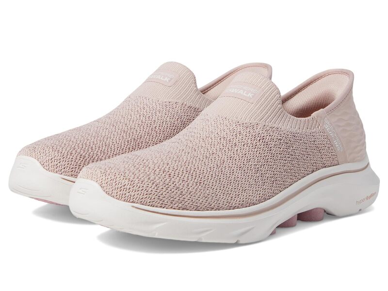 スケッチャーズ レディース シューズ スニーカー SKECHERS Performance Go Walk 7 Springtime Hands Free Slip-Ins Light Pink ピンク