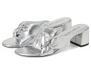 【送料無料】 スチュアート ワイツマン レディース ヒール シューズ Cece Block Slide 50 Silver