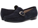 【送料無料】 サス レディース スリッポン・ローファー シューズ Lara Comfort Loafer Navy Suede