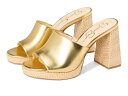 【送料無料】 ジェシカシンプソン レディース ヒール シューズ Kameena Mule Platform Sandals Gold