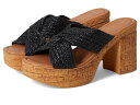 【送料無料】 セイシェルズ レディース ヒール シューズ Adorned Raffia Slide Sandal Black
