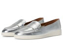 【送料無料】 ナチュライザー レディース スリッポン・ローファー シューズ Karis Silver Leather