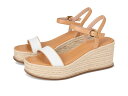【送料無料】 コールハーン レディース ヒール シューズ Cloudfeel Keeton Espadrille Flatforms White Leather...
