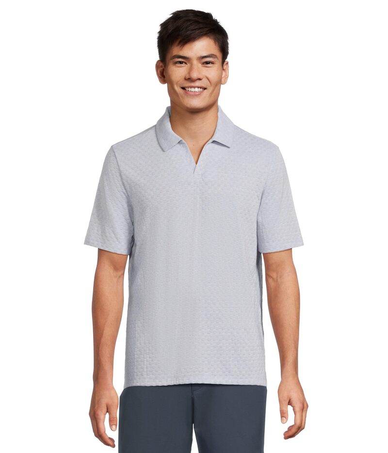 ̵ 󥹥ȥ󥢥ɥޡե   ȥåץ Basket Weave V-Neck Polo Light Blue