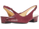 【送料無料】 トロッターズ レディース ヒール シューズ Dea Burgundy Diamond Veg Calf Leather