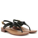 【送料無料】 フランコサルト レディース ヒール シューズ Iris Ankle Strap Thong Sandals Black Croc Print Le...