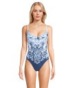 【送料無料】 リリーピュリッツァー レディース 上下セット 水着 Klynn One-Piece Bonaire Blue Just A Little Koi Engineered One Piece