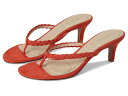 【送料無料】 ペレモーダ レディース ヒール シューズ Earlen Thong Red Orange