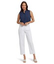 【送料無料】 エヌワイディージェイ レディース デニムパンツ ボトムス Balloon Ankle Jeans in Optic White Optic White(4)