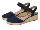 【送料無料】 ライフストライド レディース ヒール シューズ Kimmie Wedge Espadrilles Lux Navy
