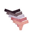 【送料無料】 ハンキーパンキー レディース パンツ アンダーウェア Signature Lace Low Rise Thong 5-Pack Ballet Pi...