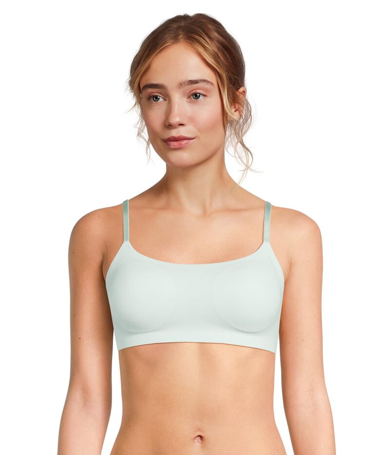 カルバン クライン アンダーウェア レディース アンダーウェア ブラジャー Moonlight Jade Calvin Klein Underwear Invisibles Lightly Lined Scoopneck Bralette