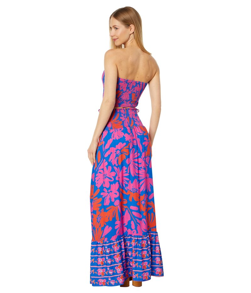 【送料無料】 マージ レディース ワンピース トップス Coneflower Maleah Convertible Long Dress Pink