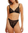 【送料無料】 フリーピープル レディース パンツ アンダーウェア Lace Lover Thong Black(0010)(4)