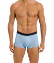 【送料無料】 ハンロ メンズ ボクサーパンツ アンダーウェア Micro Touch Boxer Brief Placid Blue