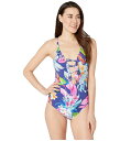 【送料無料】 ラブランカ レディース 上下セット 水着 Hyper Tropical Plunge Mio One-Piece Swimsuit Blueber...