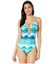 【送料無料】 ラブランカ レディース 上下セット 水着 Global Tie-Dye Lace-Up High Neck Mio One-Piece Swims...