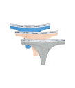 【送料無料】 カルバン クライン アンダーウェア レディース パンツ アンダーウェア Modern Logo Thong 3-Pack Glacier/Melo...