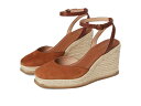 【送料無料】 コールハーン レディース ヒール シューズ Cloudfeel Kyra Espadrille Wedges British Tan Suede