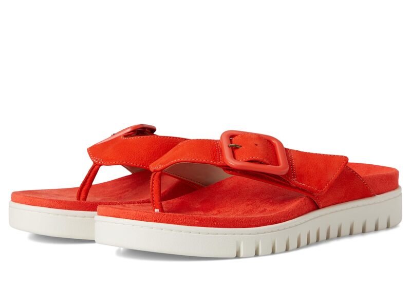 バイオニック レディース シューズ サンダル VIONIC Uptown Marin Cherry Tomato Nubuck