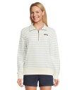 【送料無料】 ヴァインヤードヴァインズ レディース パーカー・スウェット アウター Surf Terry Shep Shirt Katie Stripe
