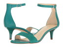 【送料無料】 ナインウェスト レディース ヒール シューズ Leisa Heel Sandal Dark Turquoise Leather