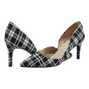 【送料無料】 バンドリーノ レディース ヒール シューズ Grenow D’Orsay Pump Black/White Plaid