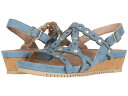 【送料無料】 アース レディース ヒール シューズ Leo Sky Blue Silky Suede