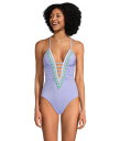 【送料無料】 ベッカ レディース 上下セット 水着 Fiesta Clare Plunge One Piece Bellflower