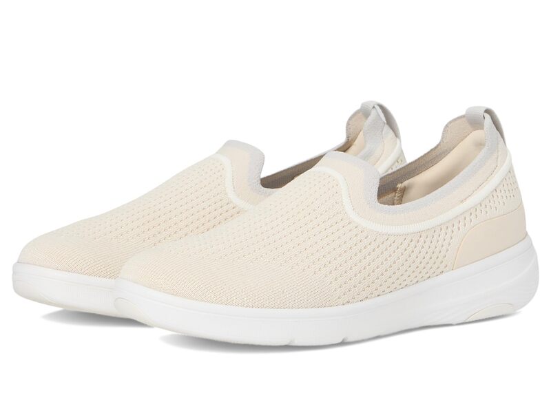 フィットフロップ レディース シューズ スニーカー ニット FitFlop Super-Q Knit Slip-Ons Paris Beige ベージュ