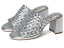 【送料無料】 ケネスコール レディース ヒール シューズ Solara Silver Leather