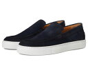 【送料無料】 マグナーニ メンズ スリッポン・ローファー シューズ Mocasin Slip Navy Suede