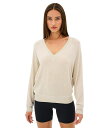 【送料無料】 スピリッツフィフティファイブ レディース パーカー・スウェット アウター Bennie Fleece V-neck Sweatshirt Heat...