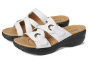 【送料無料】 クラークス レディース ヒール シューズ Merliah 2 Cove White Leather