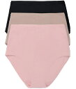【送料無料】 ナトリ レディース パンツ アンダーウェア Bliss Bare Cotton High Waist Brief 3-Pack Potpourri...