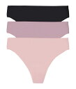 【送料無料】 ナトリ レディース パンツ アンダーウェア Bliss Bare Cotton Thong 3-Pack Potpourri/Rose Mist/...