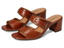 【送料無料】 ジョンストンアンドマーフィー レディース ヒール シューズ Everly Buckle Slide Cognac