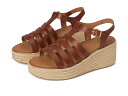 【送料無料】 フィットフロップ レディース ヒール シューズ PLATFFORMS Espadrille Leather Fisherman Wedge San...