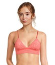 【送料無料】 ハンキーパンキー レディース ブラジャー アンダーウェア Signature Lace Padded Triangle Bralette Courageous Coral