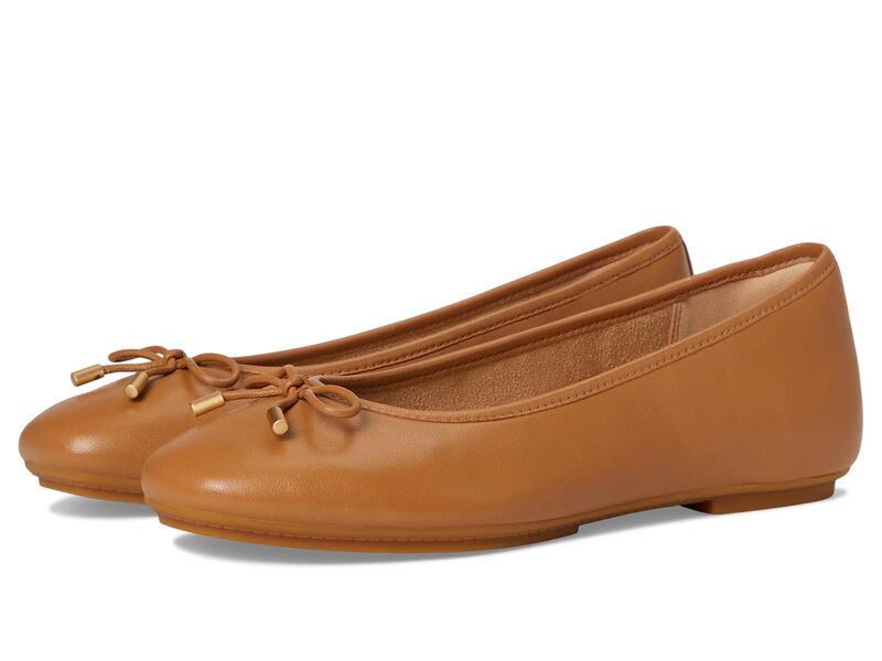 フィットフロップ レディース シューズ サンダル レザー FitFlop Delicato Bow Soft Leather Ballerinas Desert Tan タン