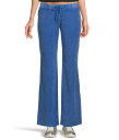 【送料無料】 ジューシークチュール レディース カジュアルパンツ ボトムス Washed Towel Terry Heritage Wide Leg Track Pants First Place(4)